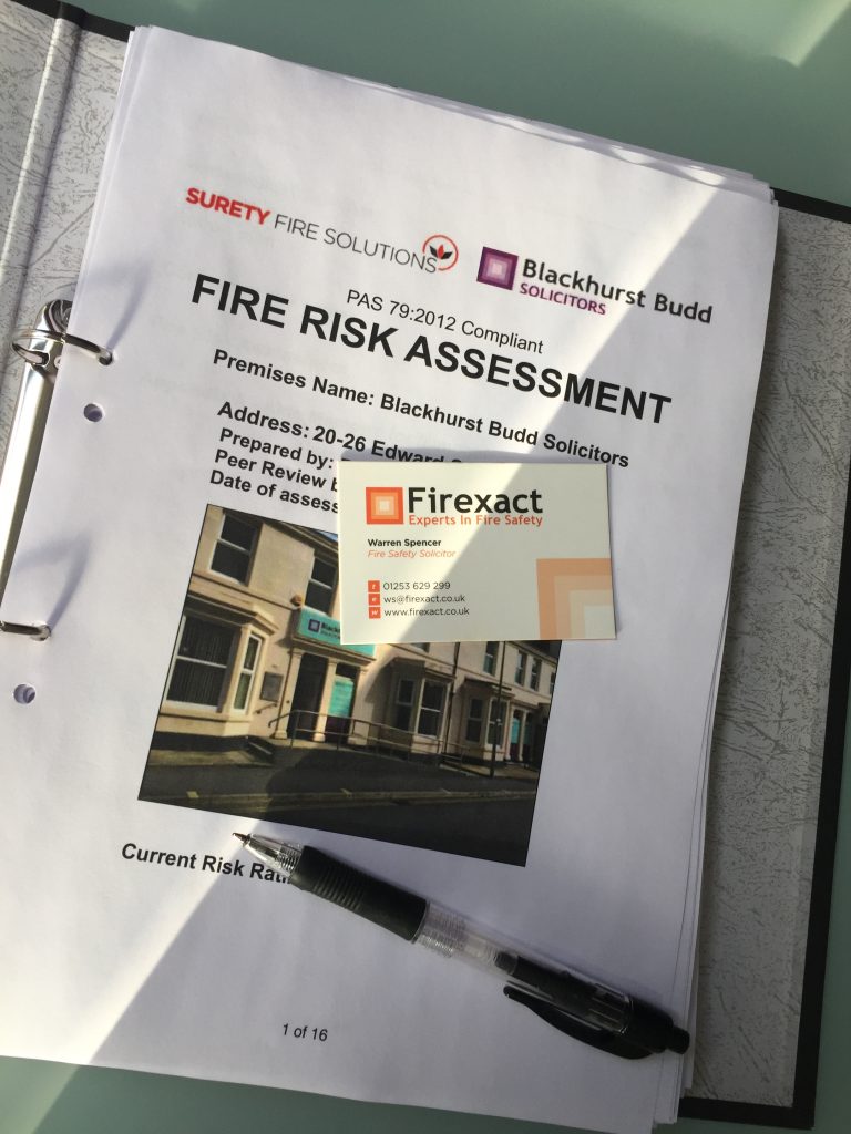Fire Risk Assessors at Risk? | Fire Safety Law